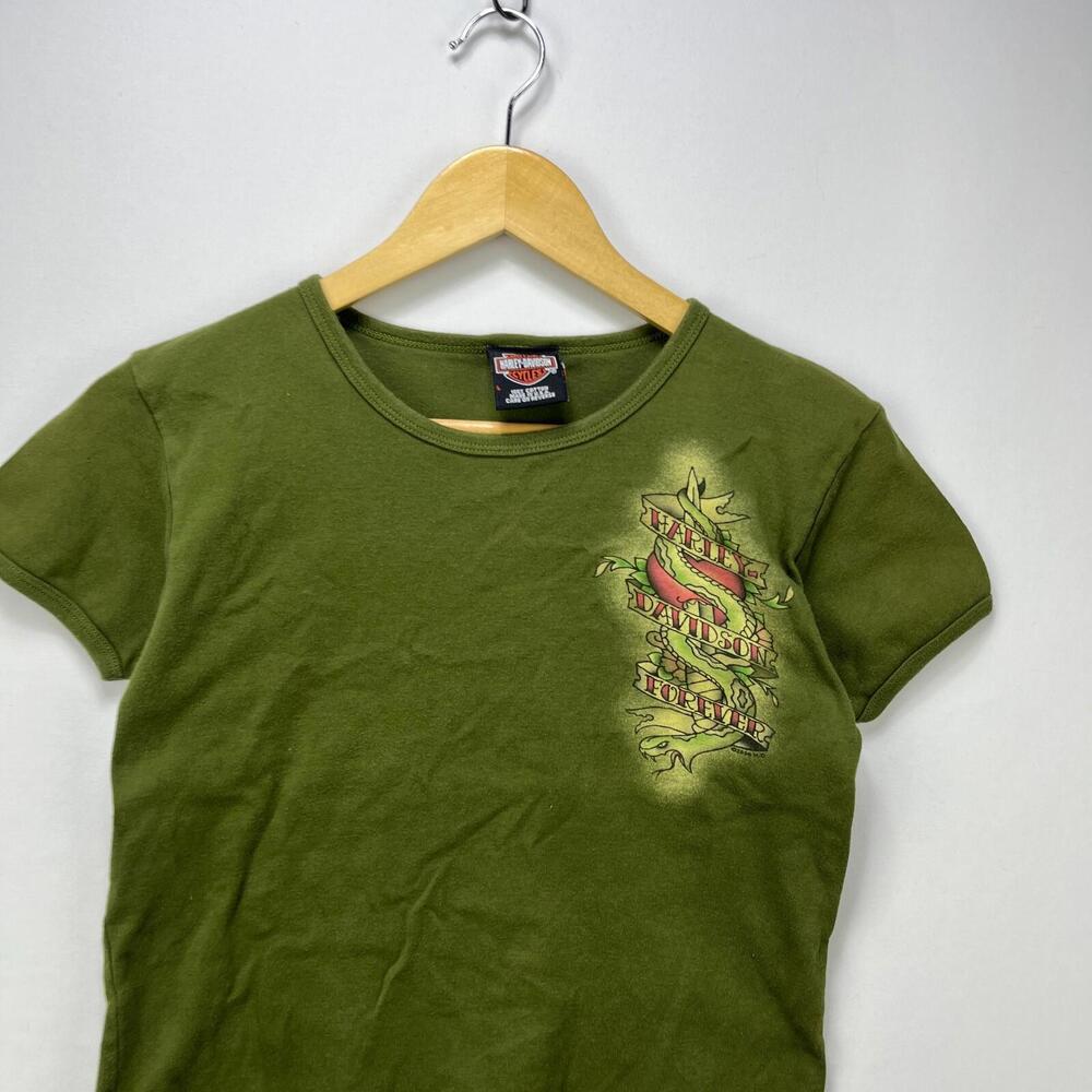 Vintage Y2K Harley-Davidson T-Shirt Womens Large - Picture 2 of 11